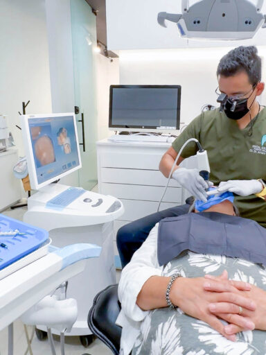 Image capture with intraoral scanner